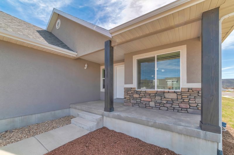 Residential Porch with Steps